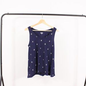 *Old Navy Palm Tree & Pineapple Navy Tank